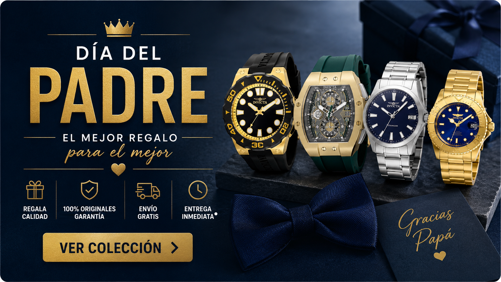 Relojes Invicta día del padre