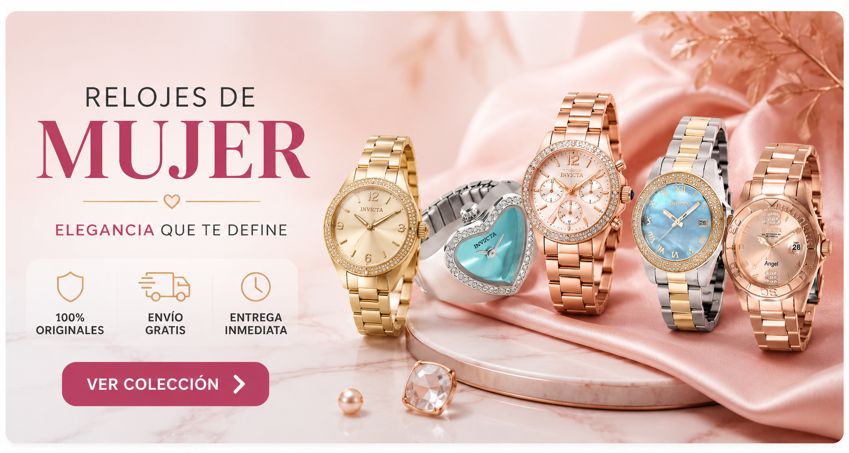 Relojes Invicta para mujer